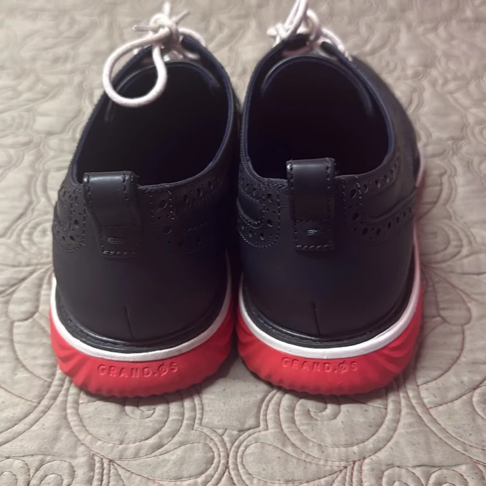 Men's Cole Haan Black and White Shoes